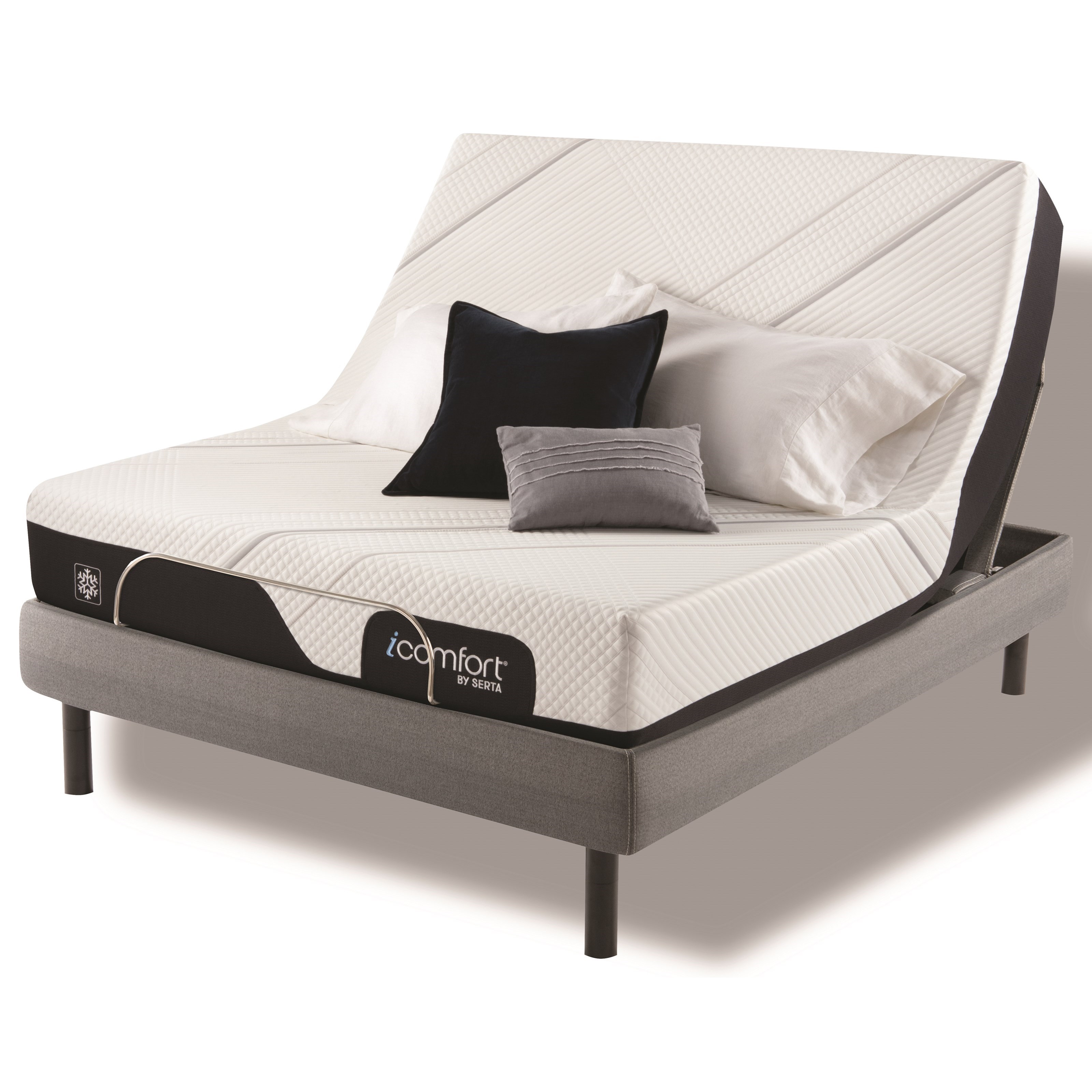 Serta Foam Mattress Serta Cf4000 13 5 Plush Mattress Now